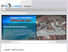 Tablet Screenshot of instalator-brasov.ro